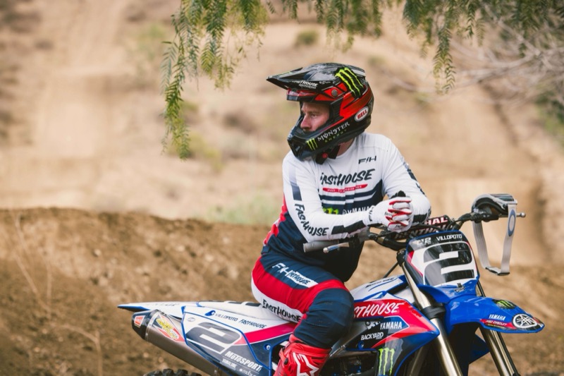 Fasthouse motocross rider on Yamaha