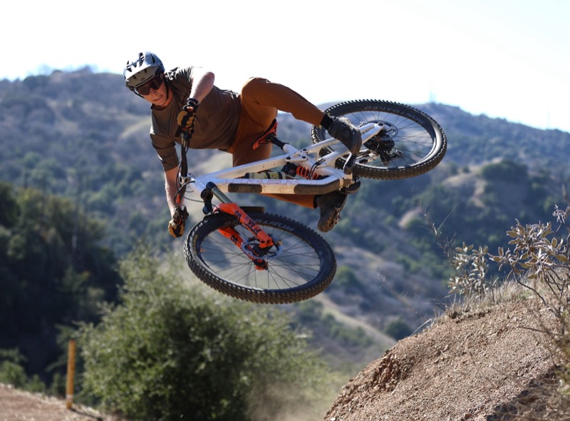Fasthouse MTB rider whip jump